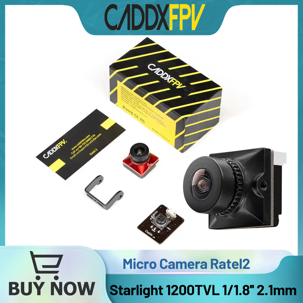CADDX Micro FPV Camera Ratel 2 - đánh giá và giá Drone Racing Camera